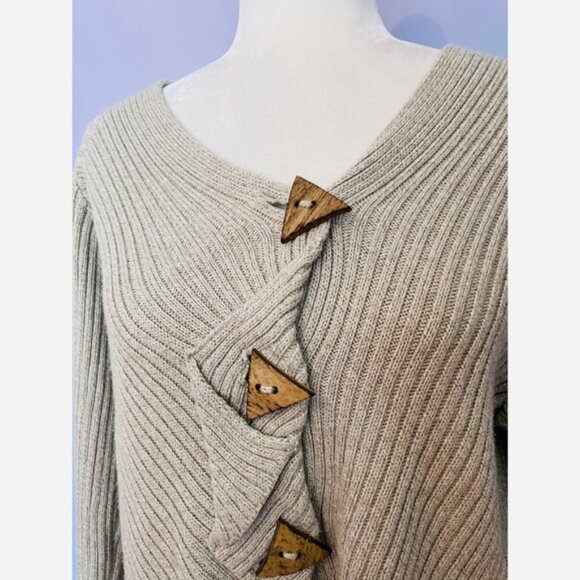 Putorti ribbed cardigan sweater - Picture 4 of 5